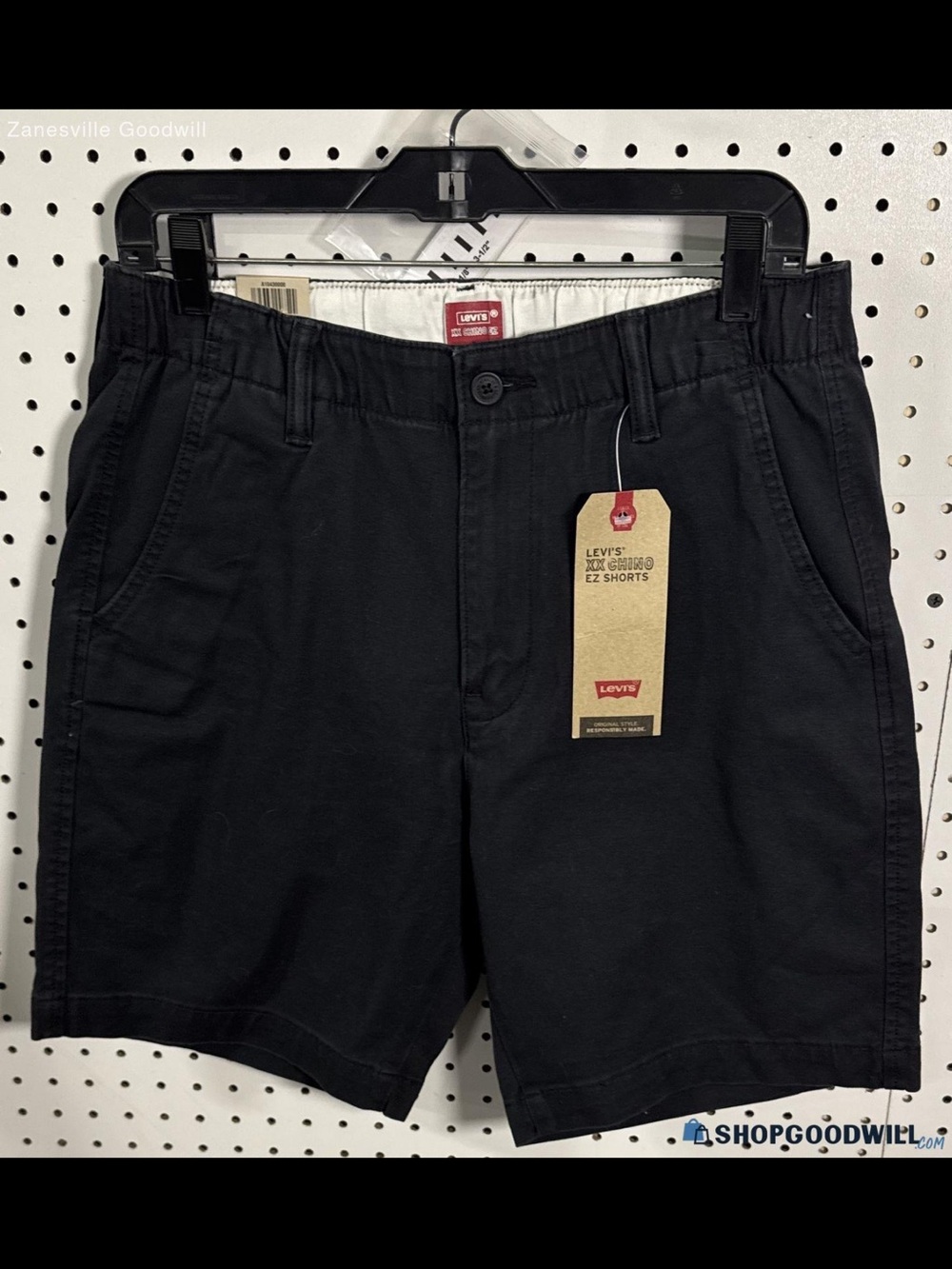 Levi's Men's Black EZ  chino Shorts